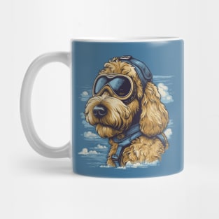 Aviator dog Mug